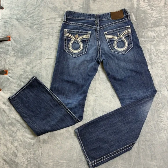 Big Star Pioneer Boot Mens Jeans Size 33L Distressed Cowboy Western Rodeo - Picture 3 of 16